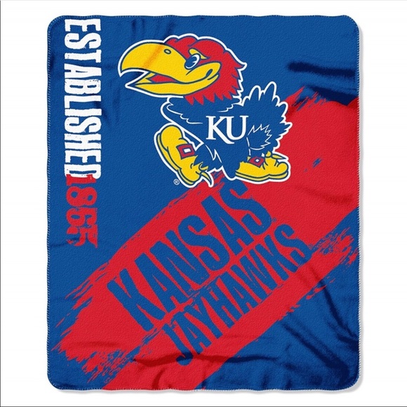 Licensed NCAA Painted Printed Fleece Throw 50x60" - Picture 1 of 1